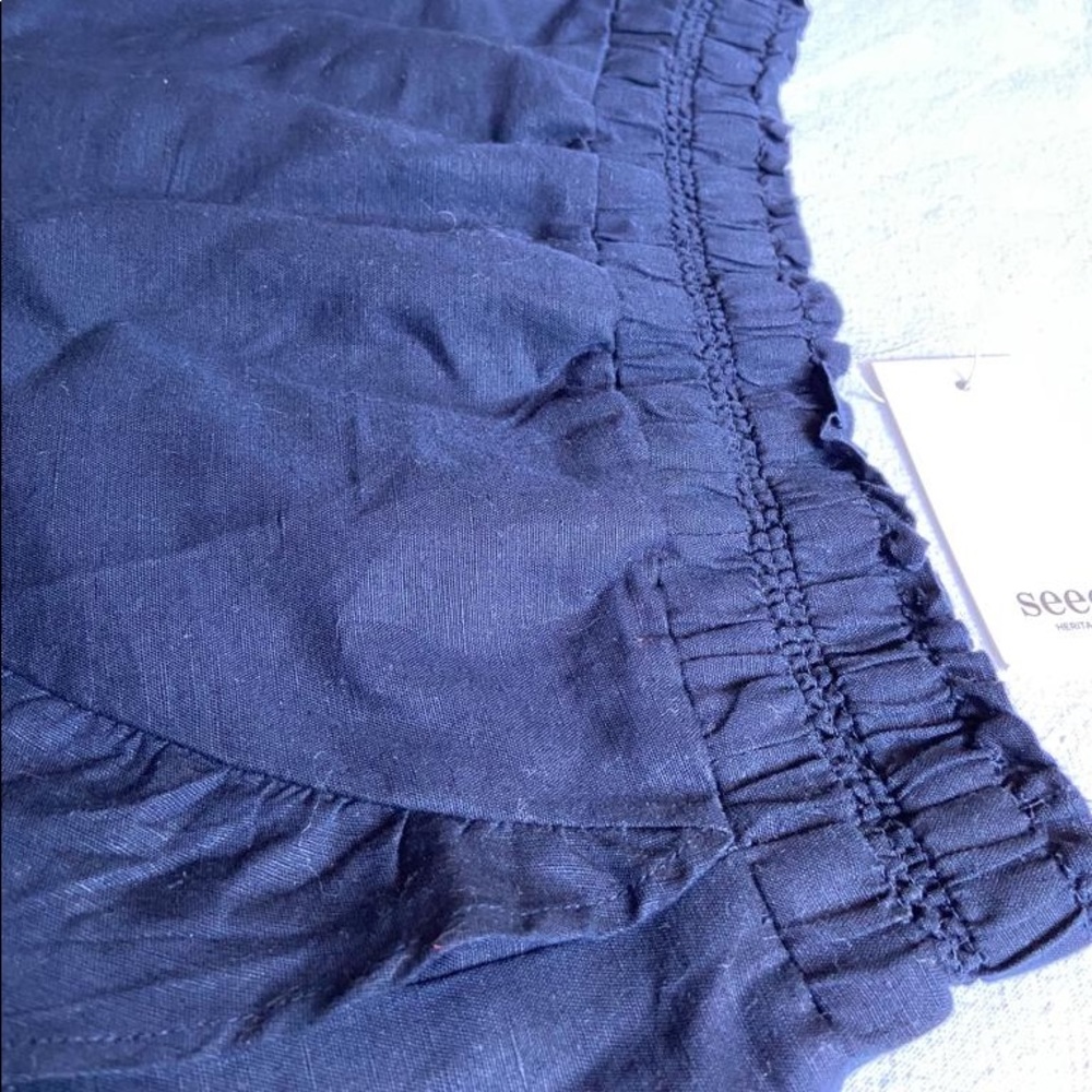 Seed Linen Mini Skirt Size 14 - Picture 5 of 14